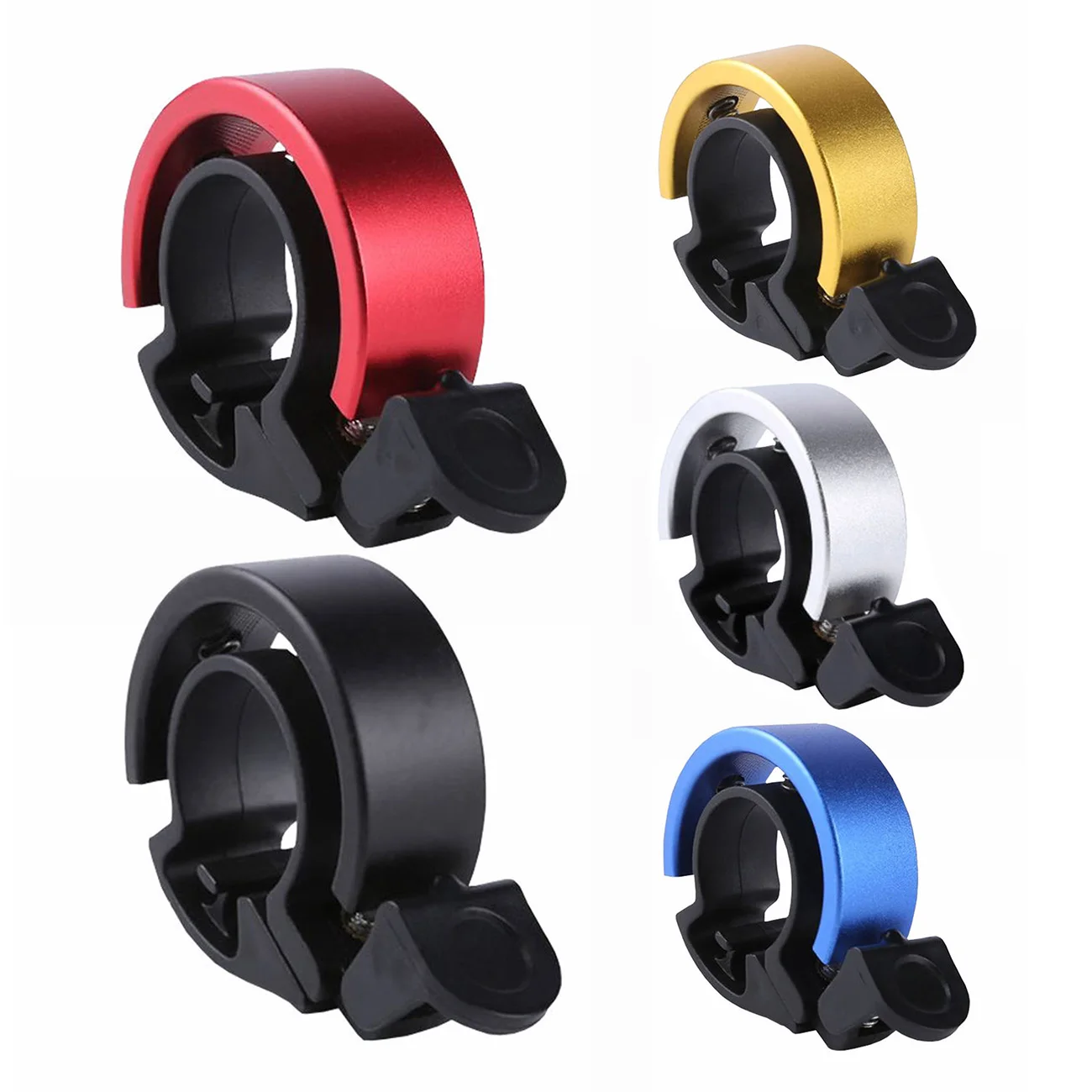 

2pcs Bicycle Bell Aluminium Alloy Handlebar Horn Safety Warning Alarm Bicycle Outdoor Protective Cycle Accessories