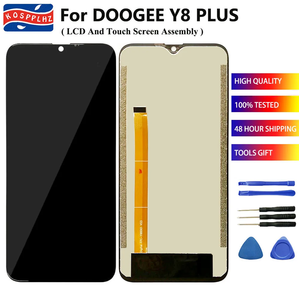Оригинальный ЖК дисплей 6 21 &quotДля Doogee Y8 Plus кодирующий преобразователь сенсорного