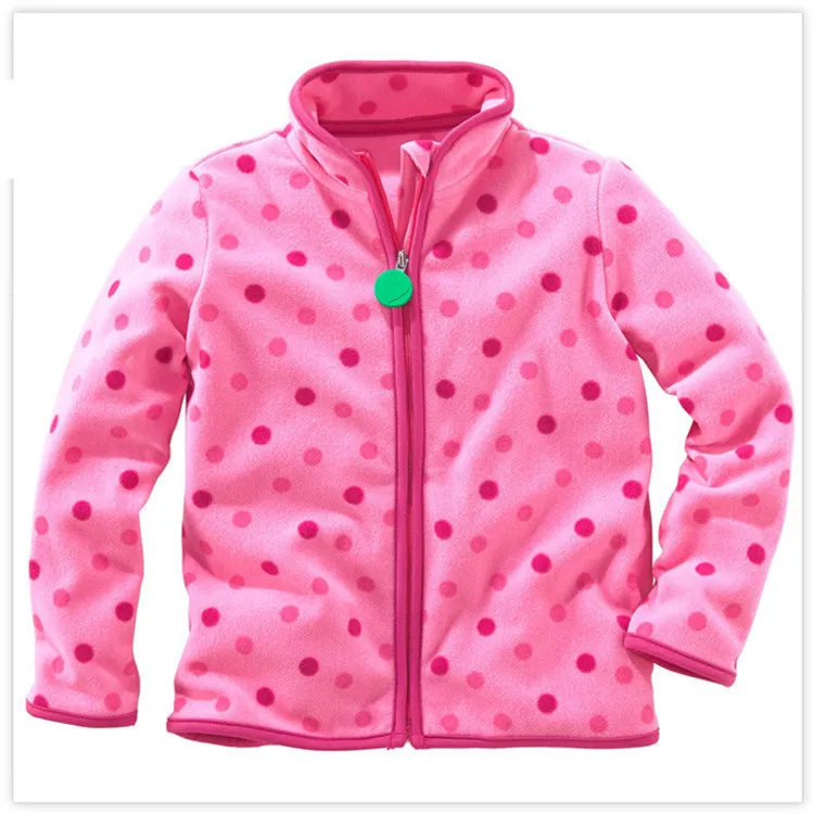 

Warm Winter Outerwear Coat Kids Winter Clothes Children Jacket Cute Pink Coat For Boys Girls Coral Fleece Zippers Pocket