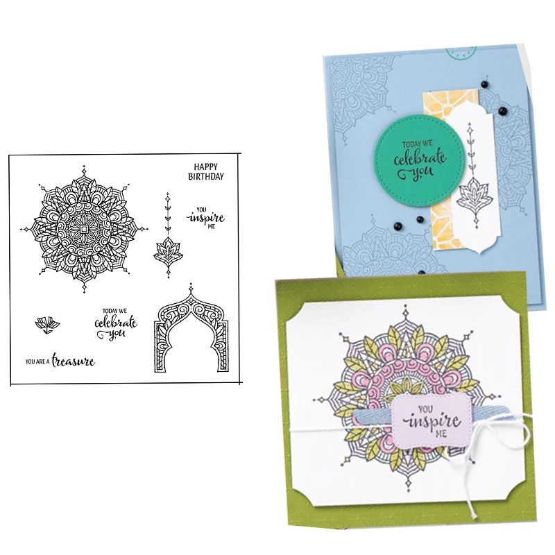 

TREASURED Metal Cutting Dies And Stamps Scrapbooking Dies Stencils for DIY Album Paper Card Decorative New Dies For 2021