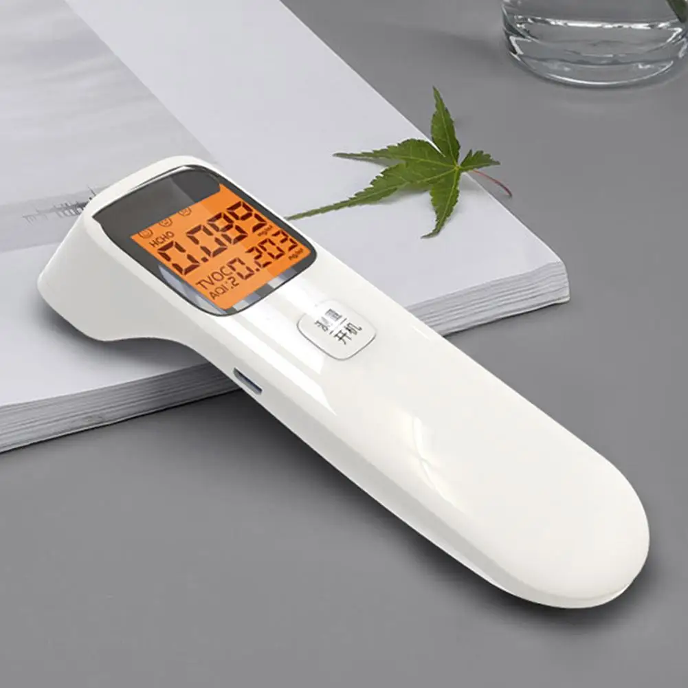 

3-in-1 Portable Formaldehyde Detector USB Charging Intelligent Air Quality Monitor For AQI HCHO TVOC #35