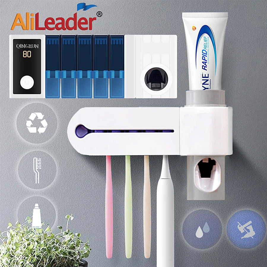 Alileader Антибактериальный УФ стерилизатор зубных щеток с автоматической зубной