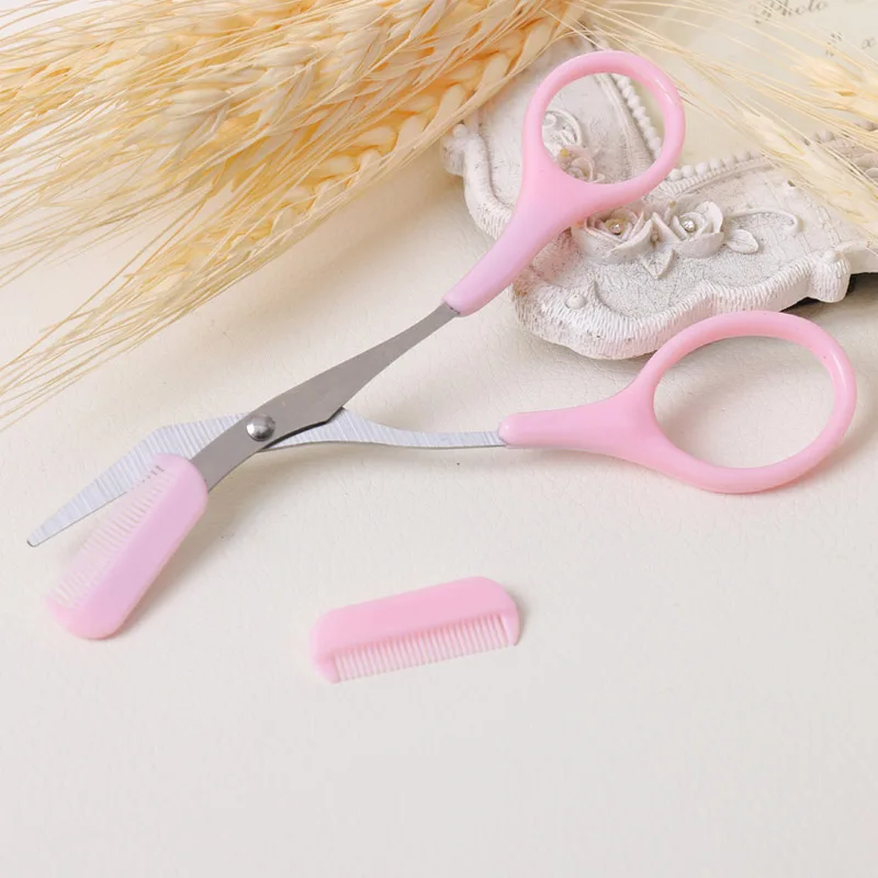 Горячий профессиональный триммер для бровей ножницы волос расческа ресниц