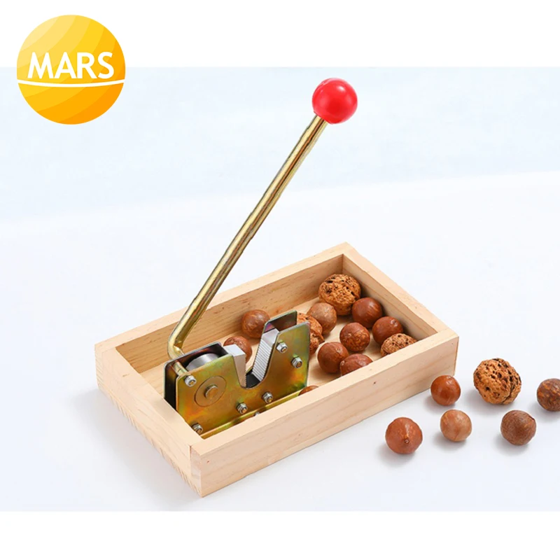 Manual Macadamia Nut Opener Cracker Machine Walnut Nutcracker Sheller Tool Opening Kitchen Accessories | Бытовая техника