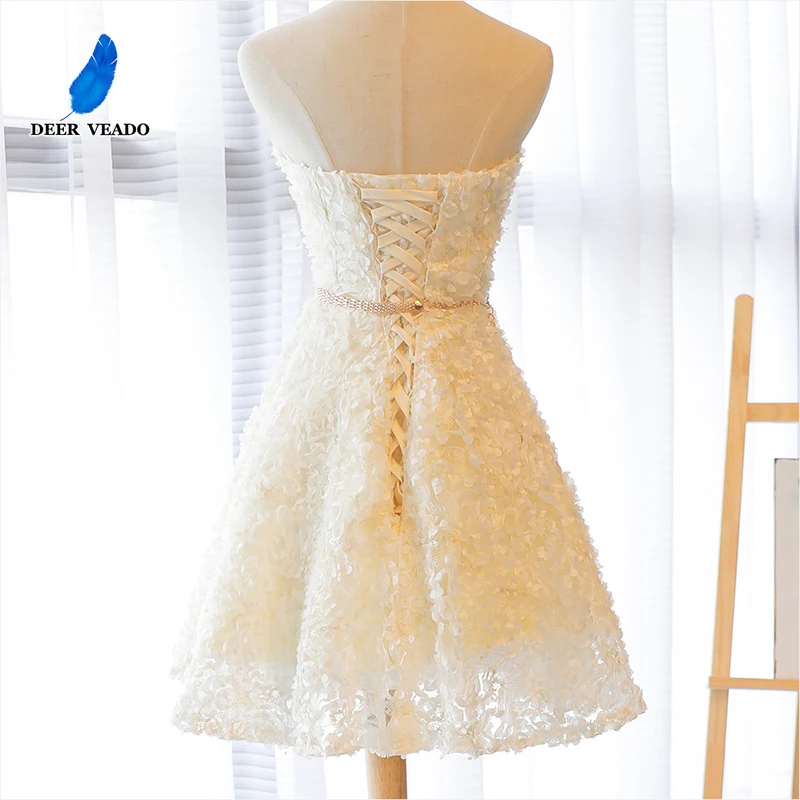 Женские коктейльные платья DEERVEADO XYG806 а силуэта 2020|vestidos de coctel|sweetheart cocktail dresscocktail