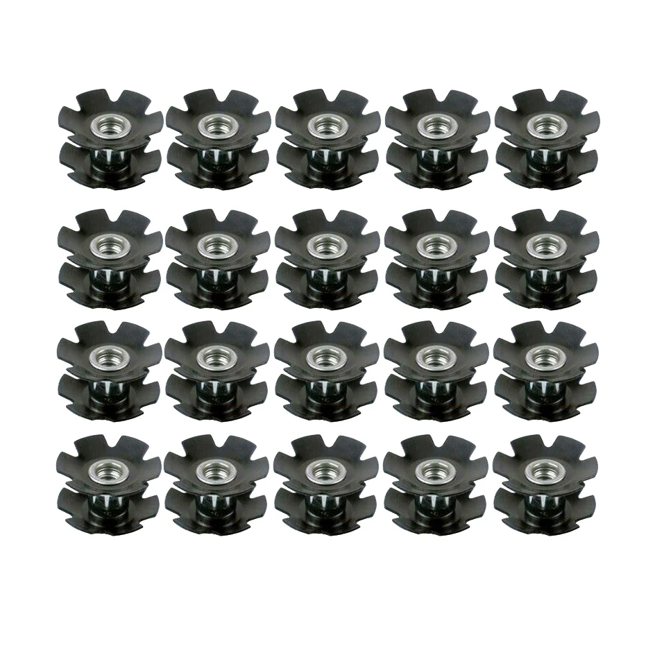 

20Pcs Cycling Mountain Road Bike Headset Star Nut for Fork 1-1/8 inch