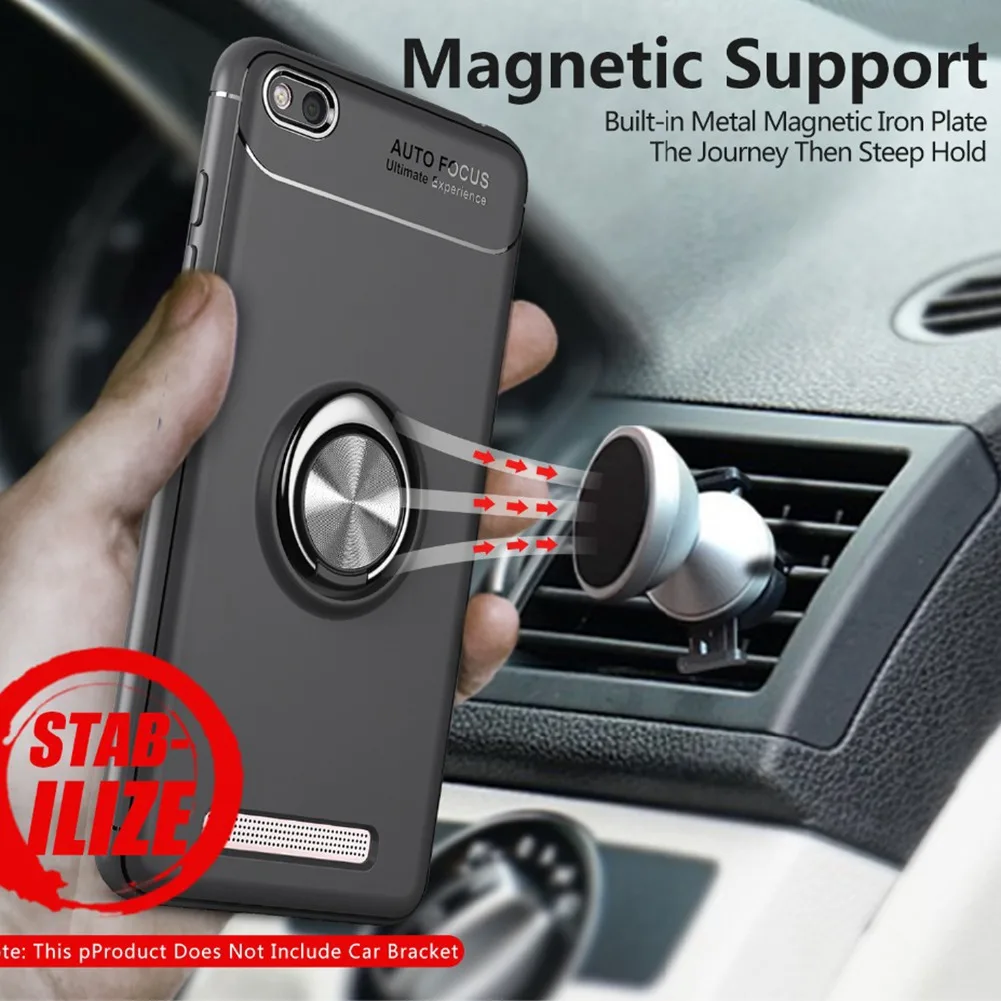 UPaitou Ring Case for Xiaomi Mi 9 8 6 5X A1 A2 Lite Note 3 Max Mix 2 2S Soft TPU Cover Redmi 4A 4X Pro A 5A |
