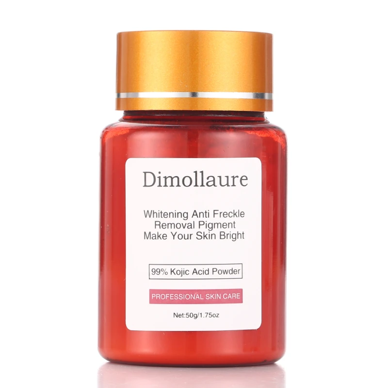 Dimollaure 50 г Чистая 99% койевая кислота уход за лицом; отбеливание, удаление шрамов, крем для удаления веснушек, мелазмы, прыщей, пигментных пятен, загара
