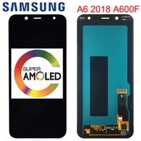 super amoled lcd for samsung galaxy a6 2018 display a600f touch screen digitizer panel assembly a6 plus a6050 lcd a6050f display