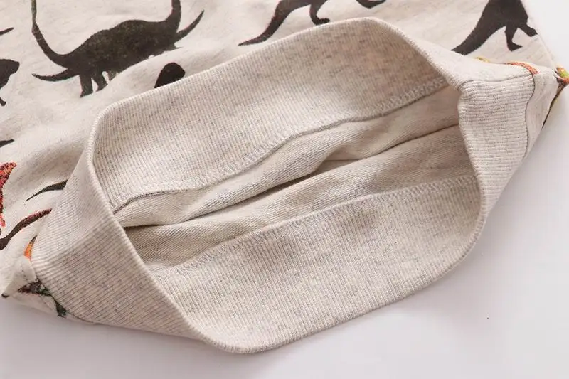 SAILEROAD Толстовка от 2 до 7 лет для мальчика динозавра с принтом и маленьким