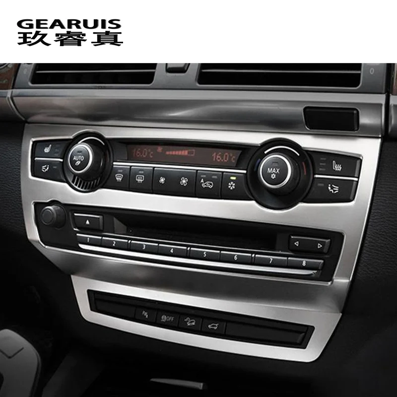 Автомобильный стайлинговый центр консоль кондиционер объем CD Панель рамки