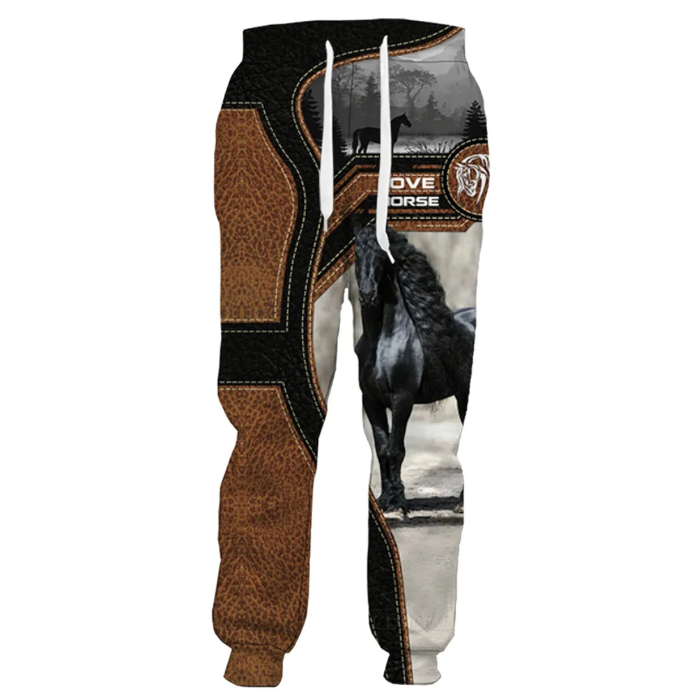 

CLOOCL Popular Animal Mustang Horse Cowboy Trousers 3D Print Casual Jogger Hip Pop Harajuku Sweatpants Unisex Pant Drop Shipping