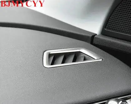 BJMYCYY Нержавеющая Сталь автомобильный передний кондиционер выходное украшение