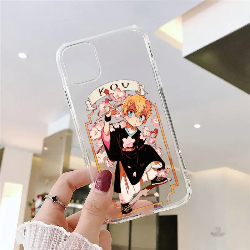 

Toilet Bound Hanako Kun Phone Case Clear Transparent for iPhone 11 12 mini pro XS MAX 8 7 6 6S Plus X 5S SE XR 2020