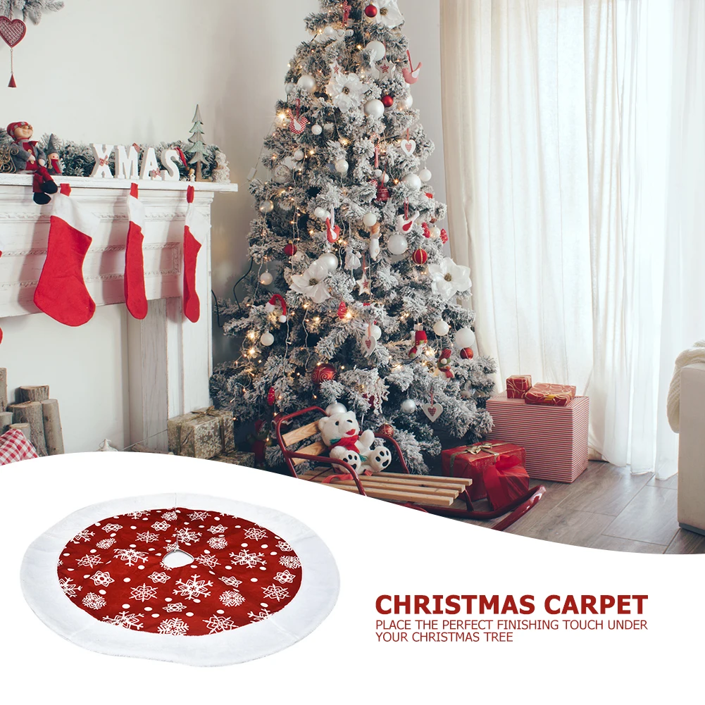 Коврик под рождественскую елку ковер для рождественской елки Пол Вечерние