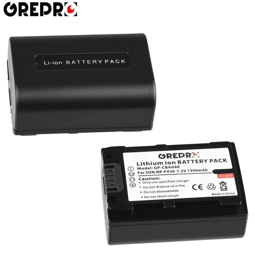 1300 мА/ч NP FV50 Батарея с ЖК дисплей USB NPFV50 Зарядное устройство для SONY HDR CX390 290E PJ510 XR260