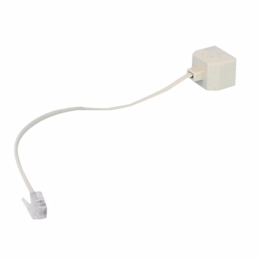 RJ11 6P4C мужчина к женский 2 Way телефонный разъем разветвитель для телефона в виде
