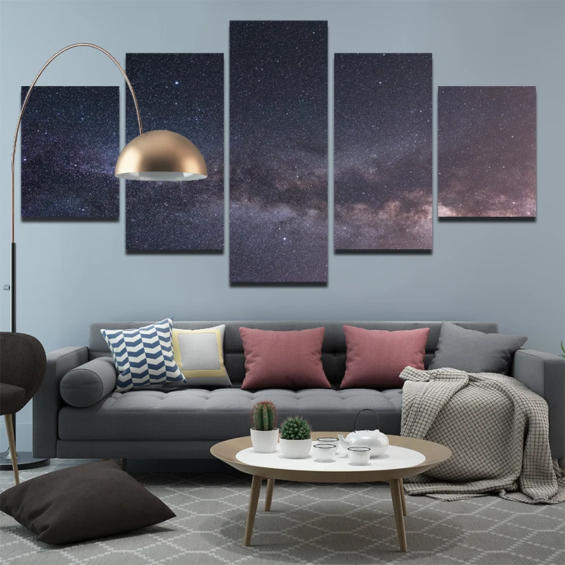 

Night Starry Sky Star Decor Poster Wall Art Picture Night View Canvas Painting Wall Art Prints Poster Canvas For Home LivingRoom
