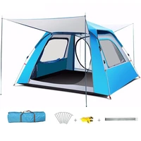 new material waterproof outdoor folding automatic pop up a tent de camping sun protection for 2 5 person