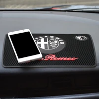 car anti skid pad non slip pvc phone holder mat silicone ornament for alfa romeo giulietta 159 giulia mito interior accessories
