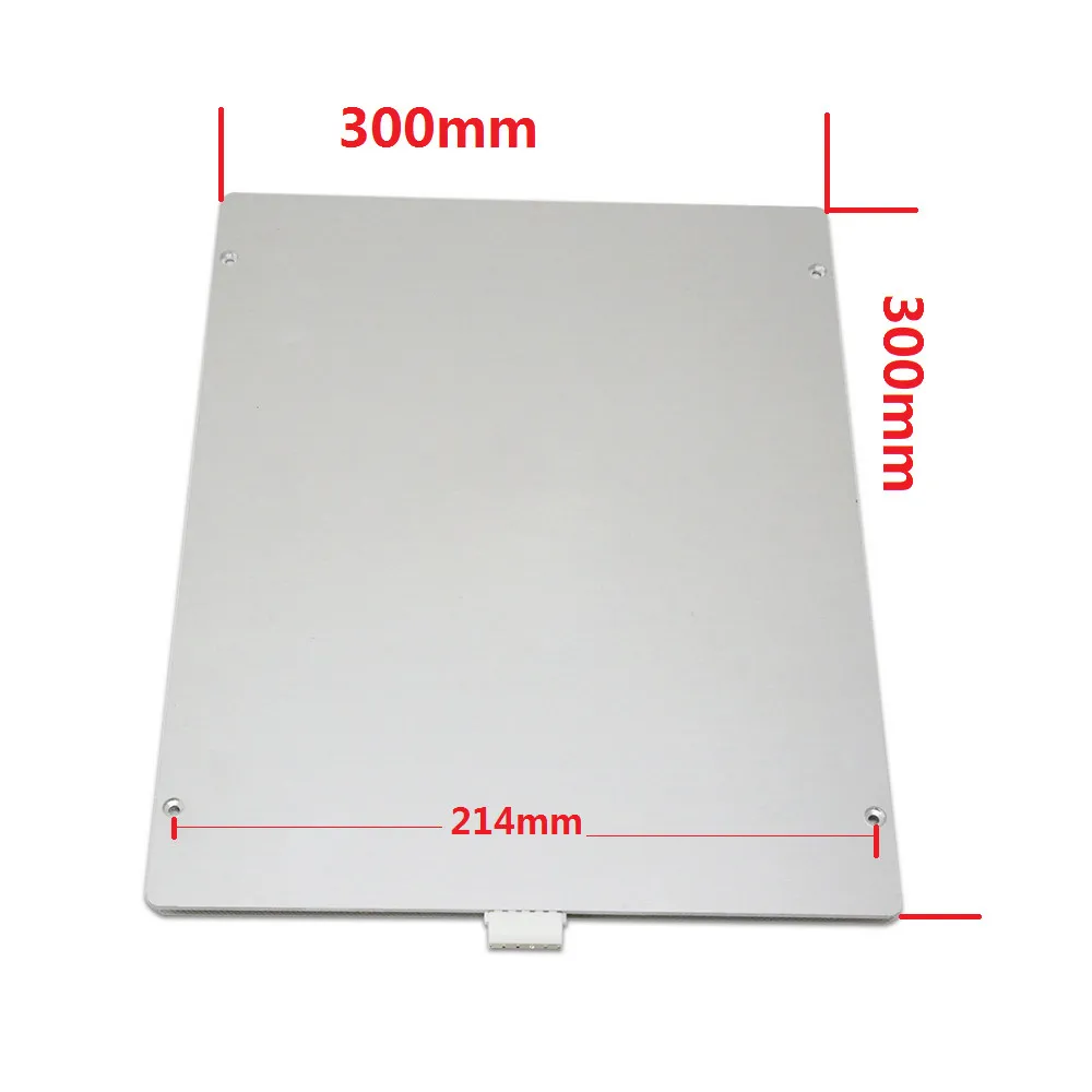 Алюминиевая нагревательная платформа Anet 24 В подложка с подогревом 300 мм * 3 для