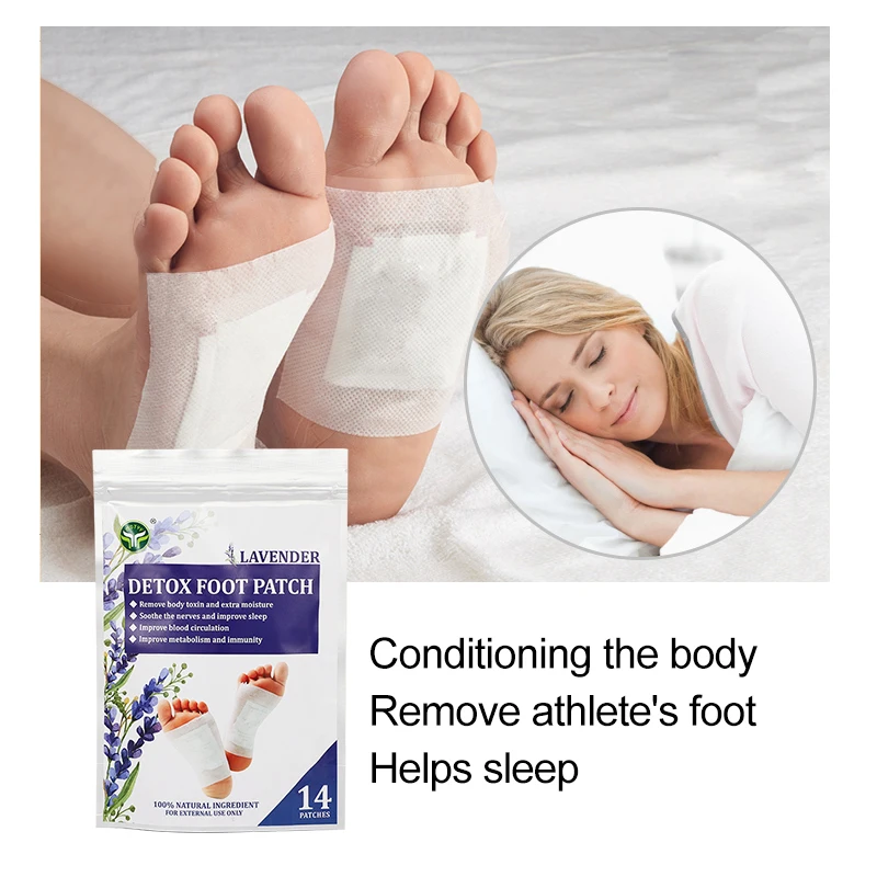 14pcs/bag 3Types Slimming Detox Foot Patch Absorb Toxins Body Keep Health Plaster Beauty Ginger Lavender Bamboo Vinegar Pads | Красота и