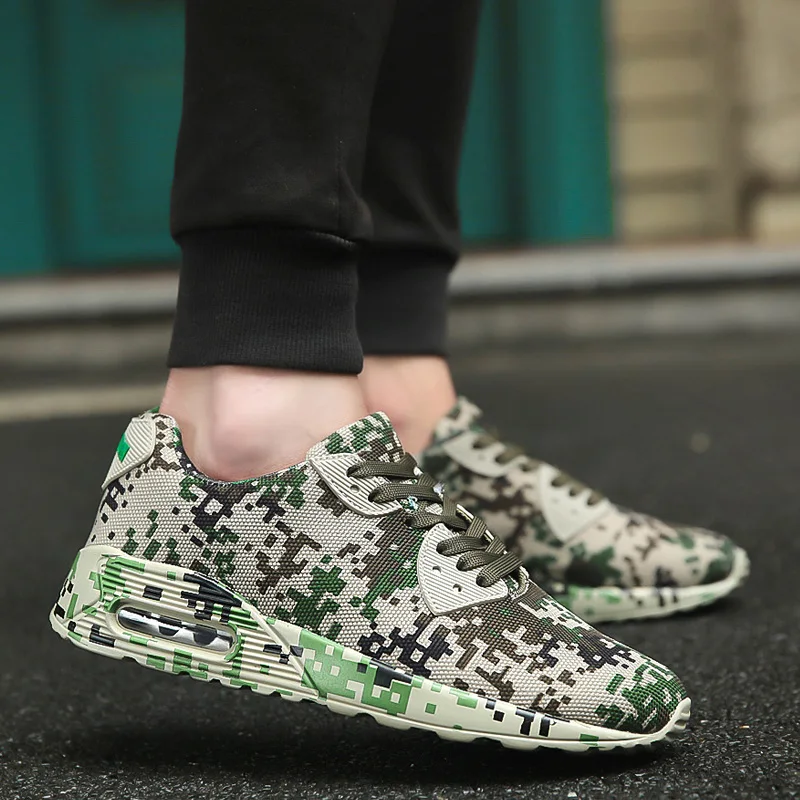 Парные камуфляжные туфли для гольфа амортизирующая Мужская и женская обувь