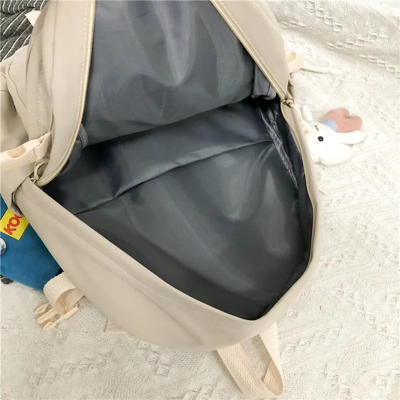 

Korea Style Female Student Laptop Backpack Cute Fashion Book Schoolbag Women Kawaii Backpacks Harajuku Girl Mesh College Bag