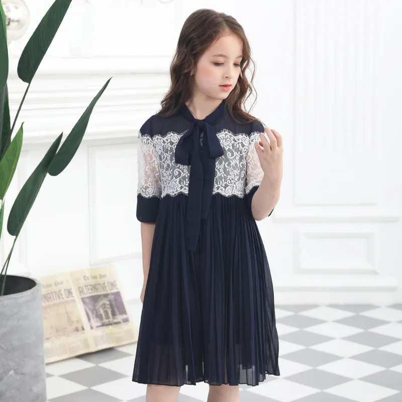 Кружевное платье принцессы костюм для подростков Детские платья больших девочек