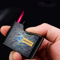 honest new gas inflatable metal lighter windproof unusual cool ignition lighters color printing process cigar cigarette lighter