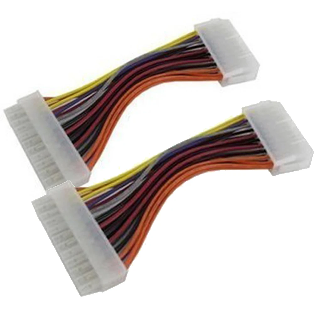 

Practical Copper Computer Accessories For Motherboard Internal Durable ATX 20pin Female To 24pin Male Professional Adapter