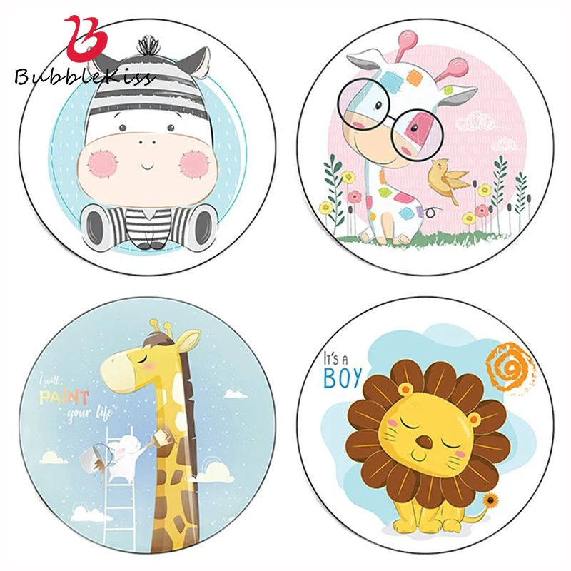 

Bubble Kiss Cartoon Round Carpet Children's Room Crawling Non-Slip Rugs Home Living Room Decorative Teenager Bedside Floor Rugs