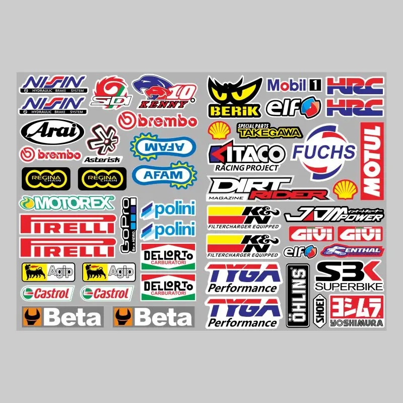 

2PCS A Lot of PVC Waterproof Stickers & Decals for Car Motorcycle Scooter Moped Accessories and Decoration Products
