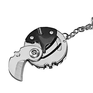 Складная отвертка карманный нож в форме монеты EDC Многофункциональный походный брелок для выживания