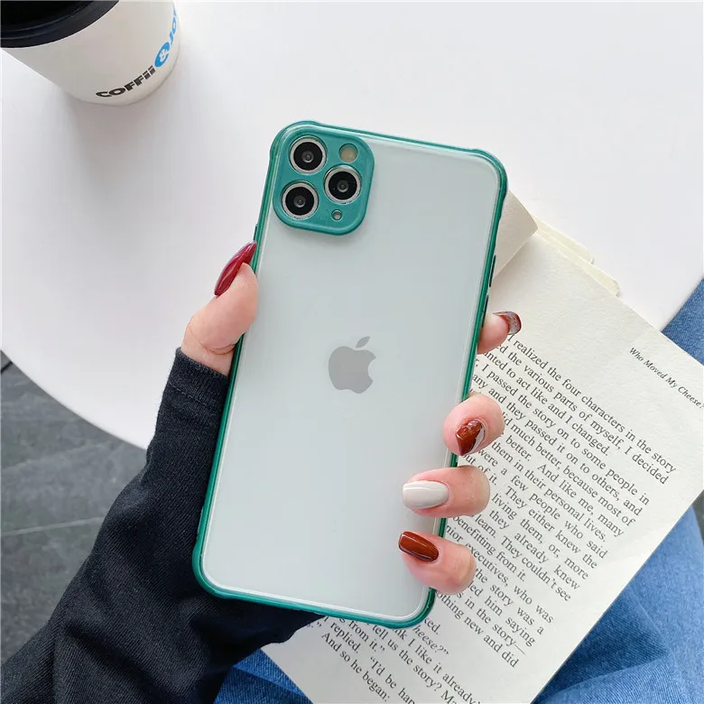 Роскошный противоударный бронированный матовый чехол для телефона iPhone 11 12 Pro Max XR