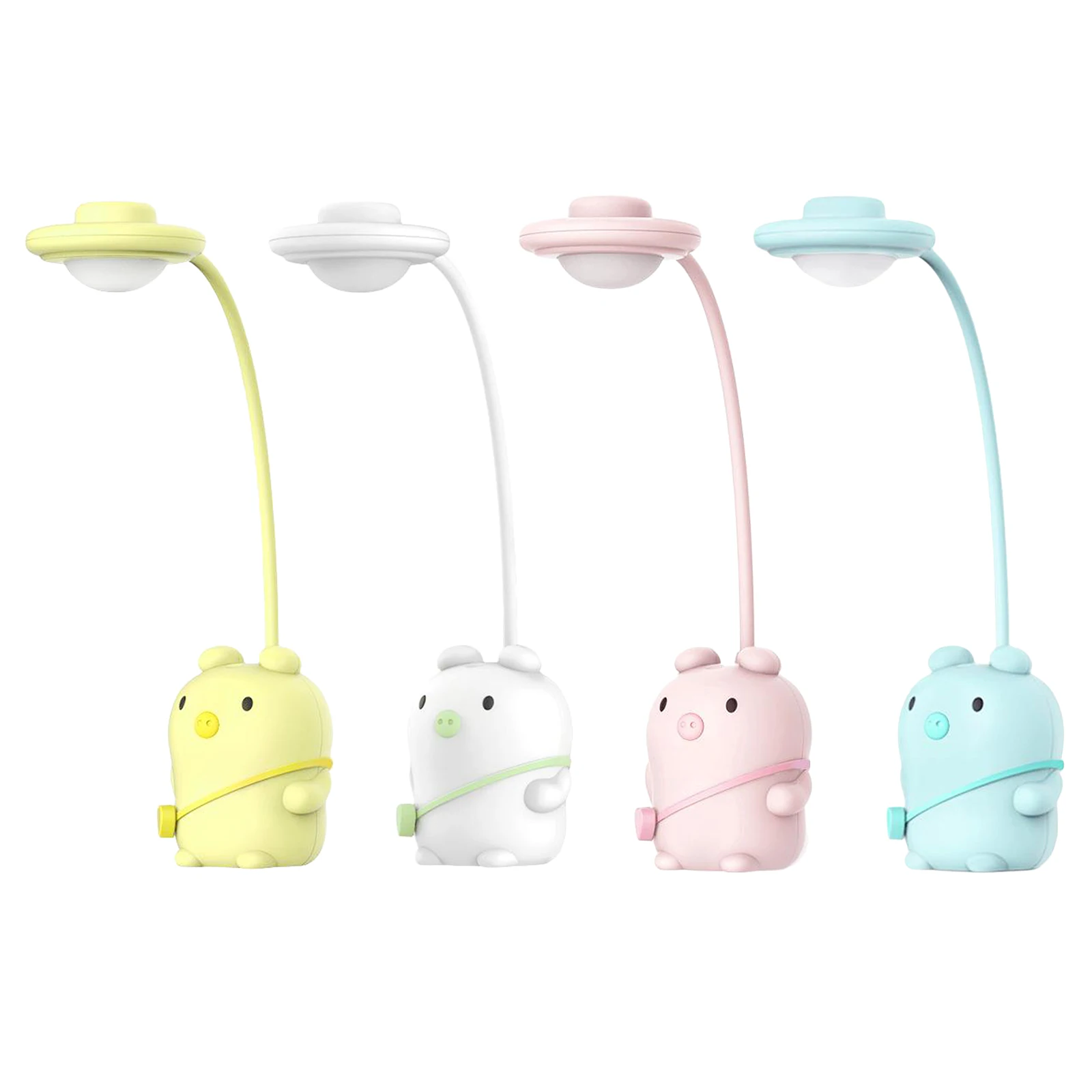 

LED Desk Reading Lamp Tabletop Light 3 Brightness Flexible Rechargeable