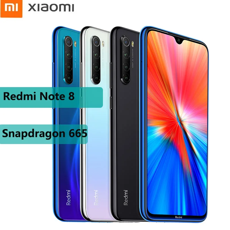 Смартфон Xiaomi Note 8 с глобальной прошивкой Snapdragon 665 48 МП 4000 мАч 18 Вт смартфон быстрой