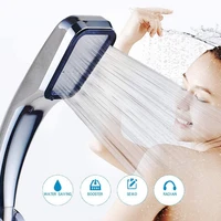 300 holes high pressure shower head water saving filter spray nozzle rainfall chrome showerhead bathroom watering can
