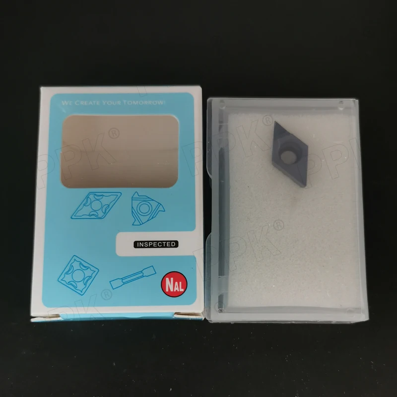 

High-precision 1pcs NEW PCD DCGT 11T302 PCD Diamond CNC blade insert