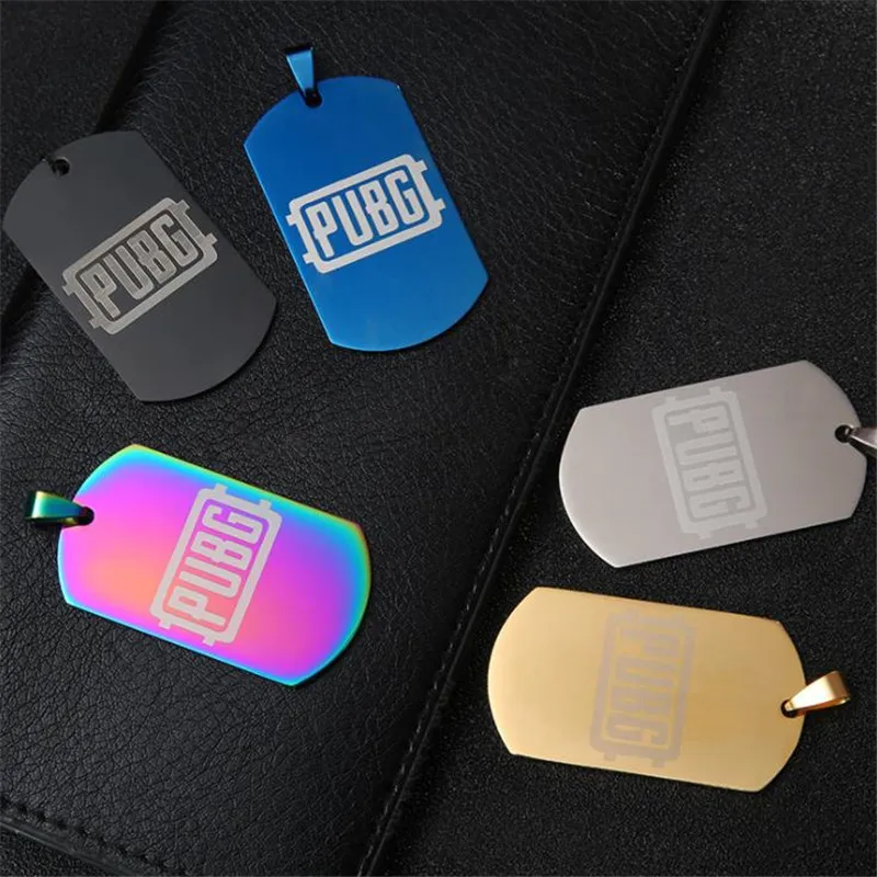 Игра PUBG Ожерелье Косплей Аксессуары Реквизит Playerunknown 's Battlegrounds Dog Tag модный