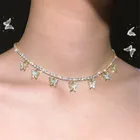 Ожерелье-чокер женское, толстая цепочка золотого и серебряного цвета