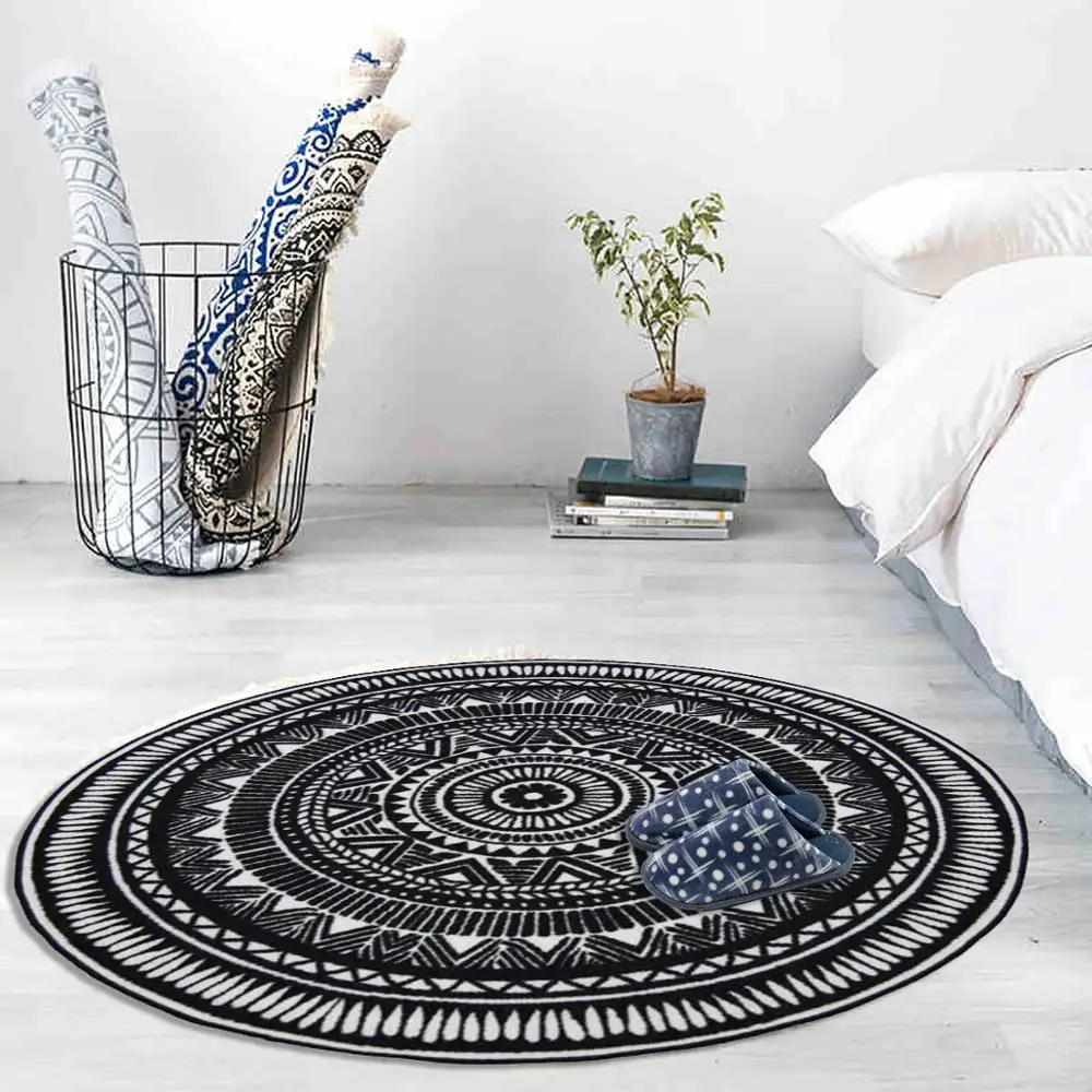 

Geometric Living Room Bedroom Computer Hanging Basket Chair Creative Carpet,100 cm