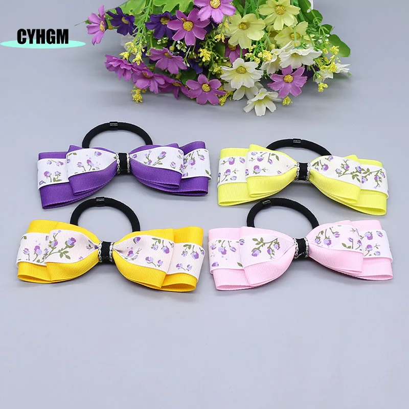 Оптовая продажа Новая Модная шелковая резинка для волос большие эластичные