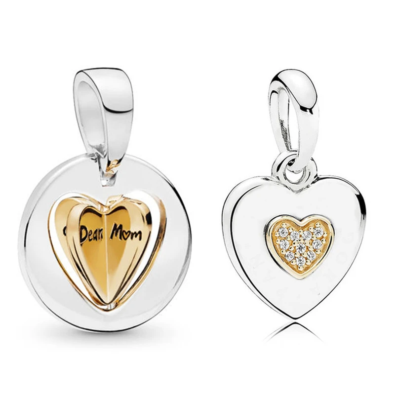 

Блестящая подвеска Baofu из серебра 925 пробы с бисером для любимой матери подойдет оригинальному браслету женский подарок ювелирные изделия