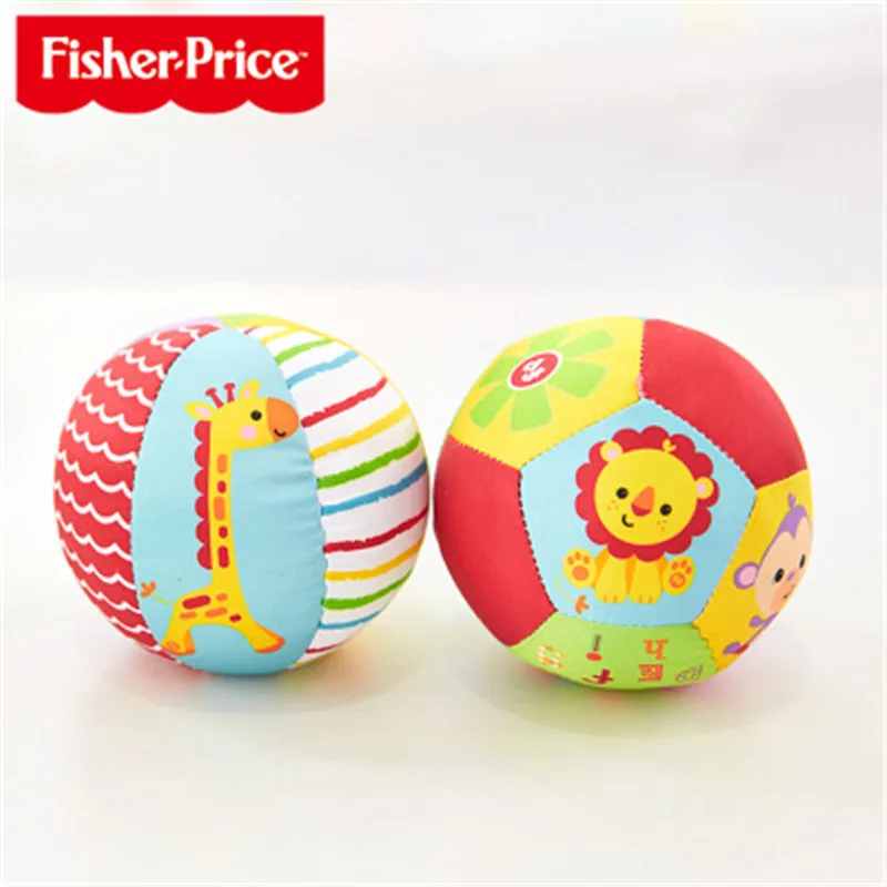 Fisher Price детская игрушка со звуком погремушка детский когнитивный шар мягкий