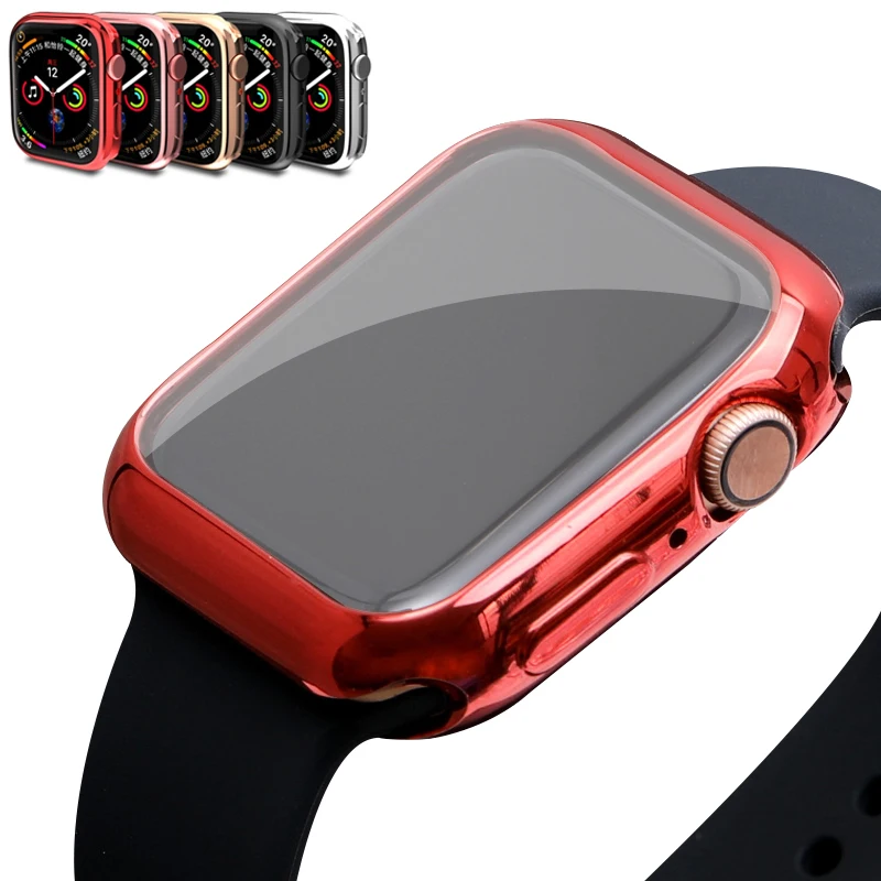 Для Apple Watch series 5 Чехол 44 мм/40 мм iWatch 42 38 универсальная защита для watch 4 3 40 мм|Часы