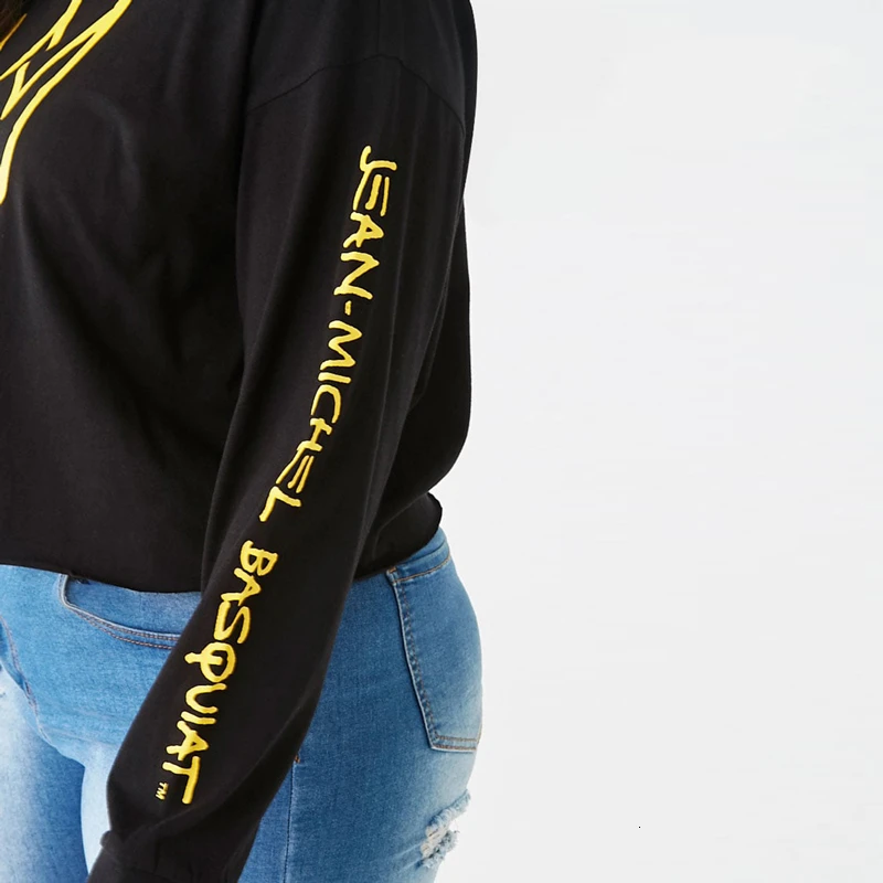 HYH Haoyihui 2019 Новая мода осень Простой Большой размер контрастная желтая корона с