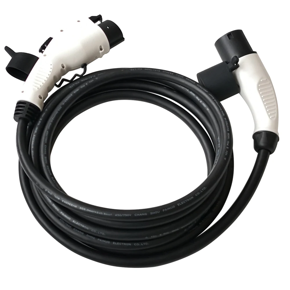 Адаптер EVSE 16A/32A SAE J1772 к IEC 62196-2 Тип 1 к type 2 подключение электромобиля для электромобиля зарядная станция для электромобилей автомобильный EV штекер
