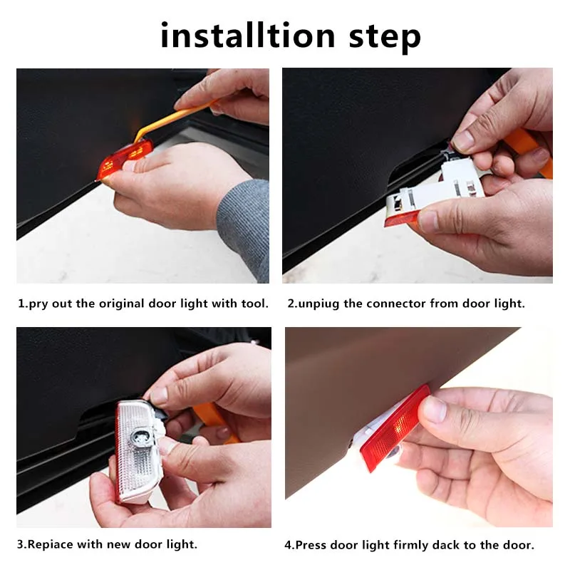 

2PCS LED Car Courtesy Ghost Shadow Light For Skoda Octavia Octvia 2004 2005 2006 2007 2008 Laser Logo LED Door Light Projector