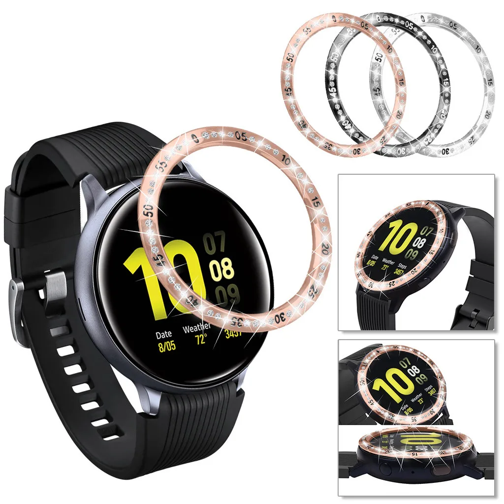Чехол для часов Samsung Active чехол с кольцом дрелью и клейким покрытием алмазной